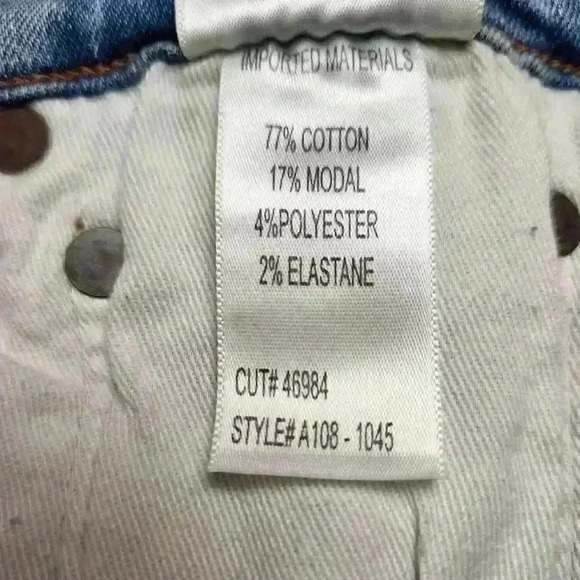 𝅺agolde Sophie High Rise Skinny Crop Jeans Color Scheme Size 25 - Picture 9 of 9